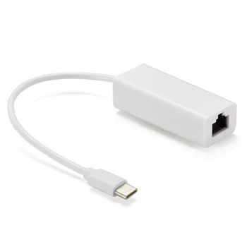 USB 3.1 USB -C Typ C pre 10/100/1000M, Gigabit RJ45 Ethernet LAN Sieťové Karty Converter Adaptér