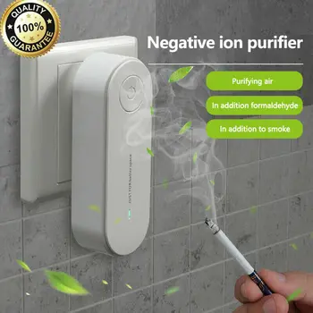 Negatívne Ióny Mini Čistička Vzduchu Prenosné Na Čistenie Vzduchu Pet Wc Deodorizer Formaldehyd Odstránenie Cigaretový Dym Odstraňovač