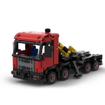 Moc-101989 Mini Žeriav Truck Statická Verzia 675pcs Stavebné Bloky Steh Hračky Pre Dospelých, Deti, Chlapci, Dievčatá vo Veku 12+