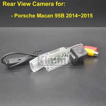 Auto parkovacia Kamera pre Porsche Macan 95B 2014 2015 Bezdrôtové Káblové Cúvanie Parkovanie Záložný Fotoaparát RCA CCD HD Nočné Videnie