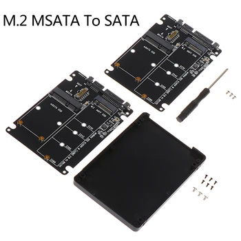 1Pc NGFF Na SATA 3 Externý HDD Enclosure MSATA SSD Adaptér M. 2 SATA Protokol Adaptér Board Pevný Disk Adaptér Doska