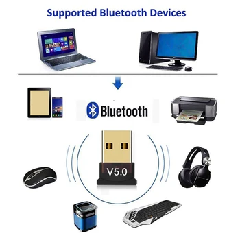 Mini USB Bezdrôtový modul 5.0 Adaptér Vysielač Bezdrôtový Prijímač a Audio pre Mobilný telefón, Počítač PC, Notebook