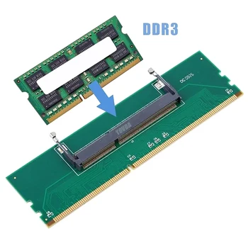 Profesionálne DDR3 Prenosný počítač na pracovnej Ploche Pamäť Karty Adaptéra 200 Pin modulu so-DIMM, na PC 240 Pin DIMM DDR3 Pamäte RAM Konektor pre Adaptér