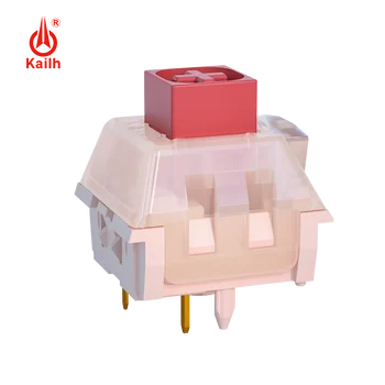 Kailh BOX Červená Fazuľa Puding Klávesnice Prepínač RGB Svetlo Sprievodca Post Lineárne 5Pin Vlastné Mechanické klávesnice príslušenstvo Krátke Jar