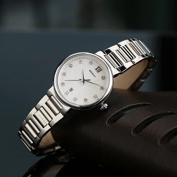 BERNY Hodinky pre Ženy, Japan Quartz, Dámska Móda Diamond Náramkové hodinky Zafírové Sklo Kalendár Feminino Reloj Vodotesnými